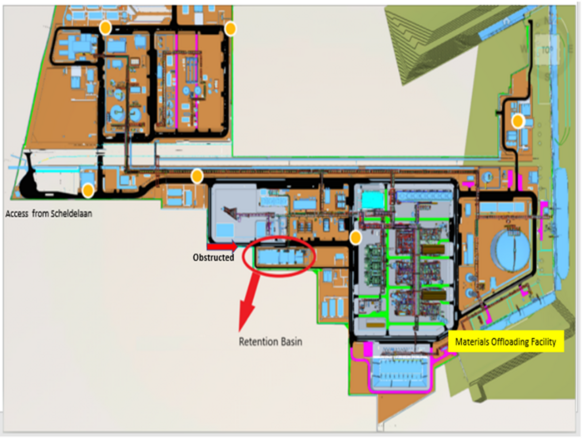 Ineos retention basin - CIT Blaton