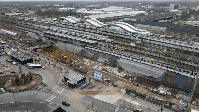 Gare Station Mechelen - SNCB - NMBS - CIT Blaton